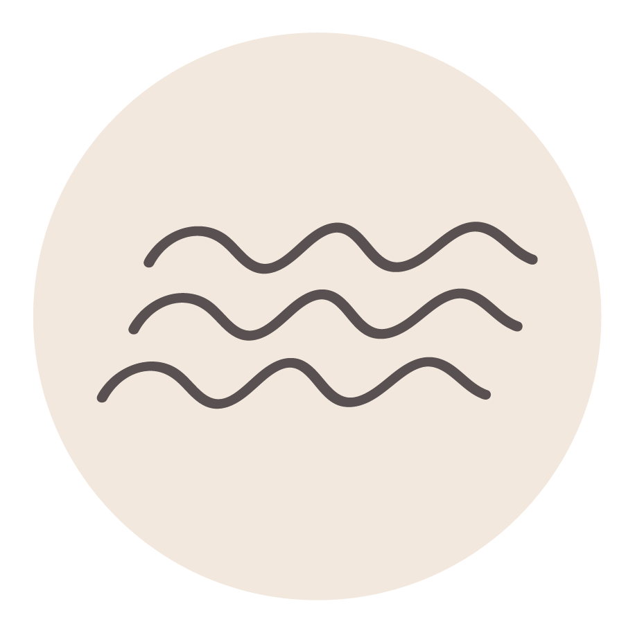 Ícono de Escucha similar a las olas del mar